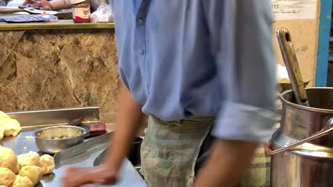 Chicken Cheese Paratha Street Food