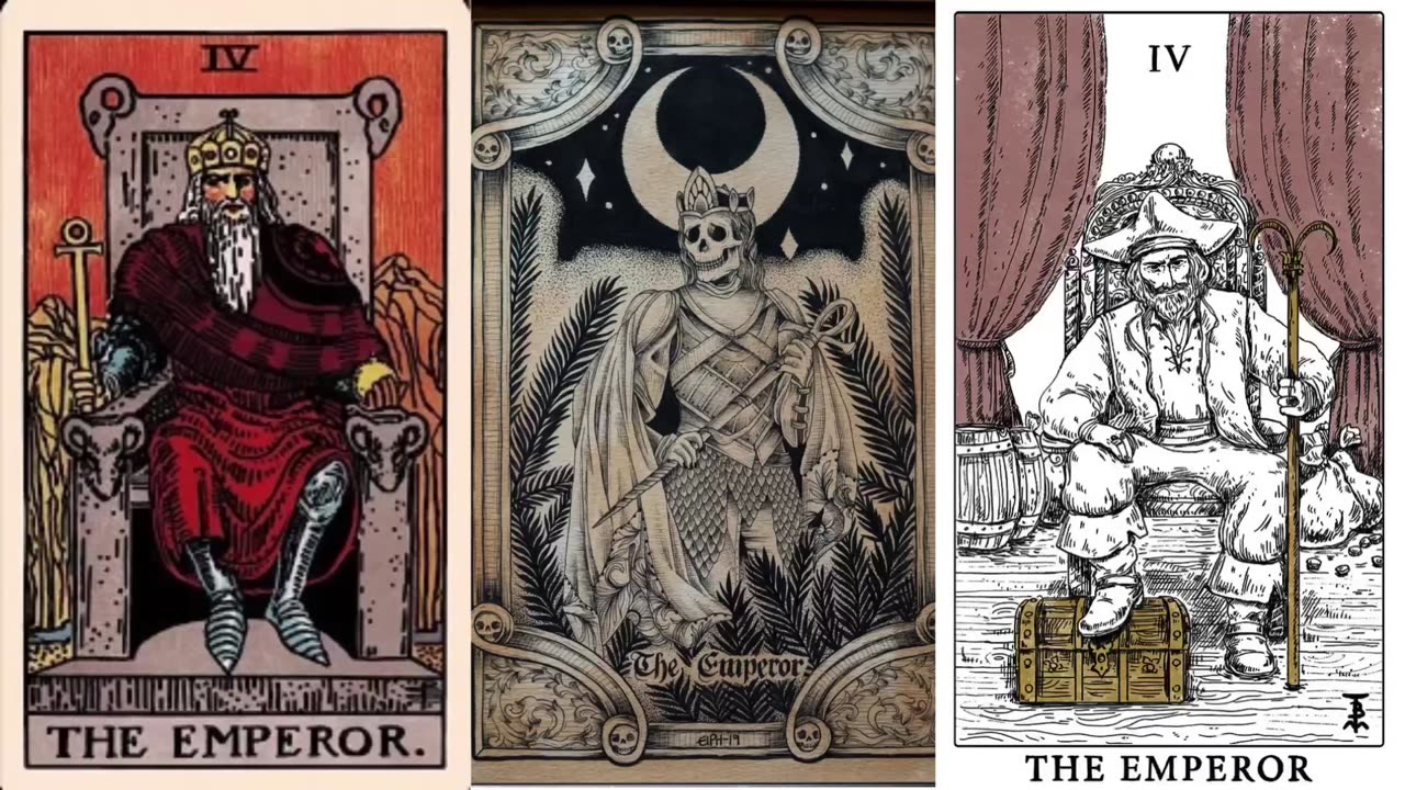 The Emperor Tarot card - General meanings and associations #theemperor #tarotary #tarotcards