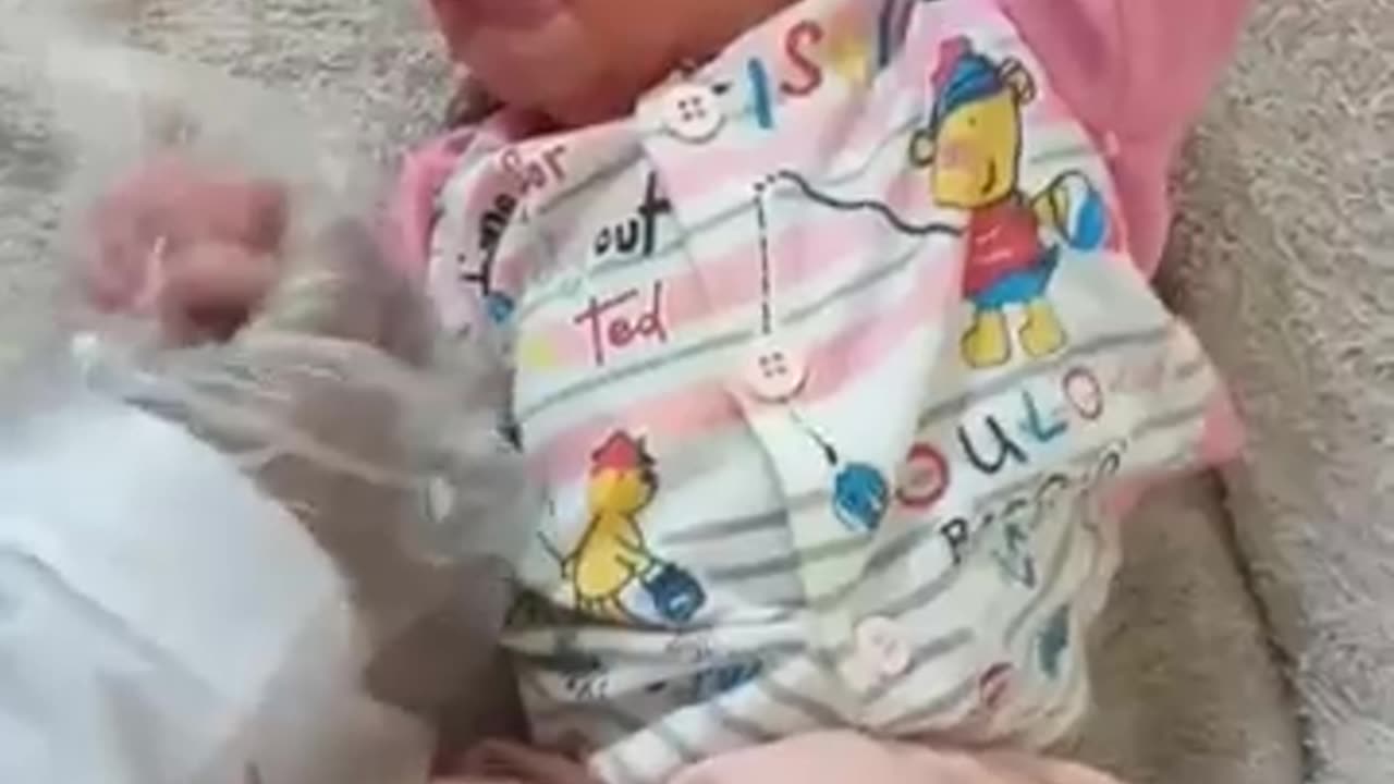 baby crying hardly after birth