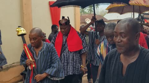 Traditional Display by the People of Alesokubi, Oti Region, Ghana, West Africa