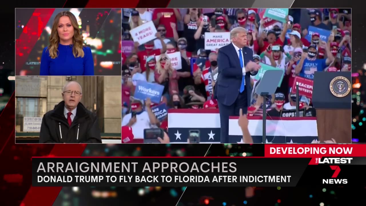 Trump in New York for Arraignment _