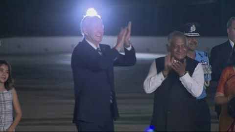 Biden arrived in new delhi for G-20