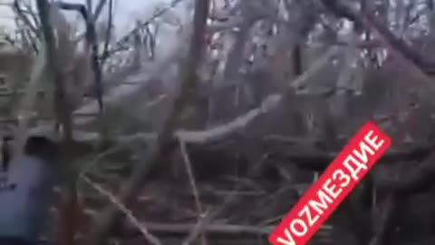 Footage of the assault on the positions of Ukrainian nationalists