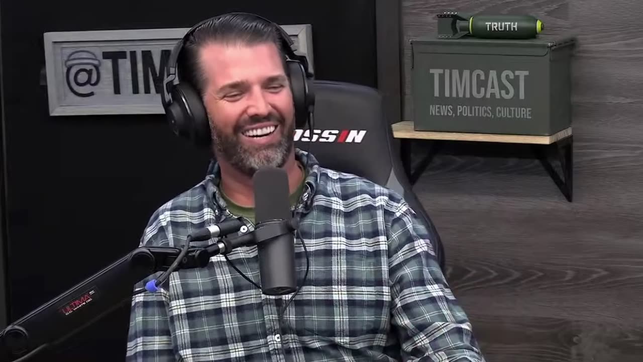 Donald Trump Jr: "If we're gonna do shameless plugs, I'm a Trump!"