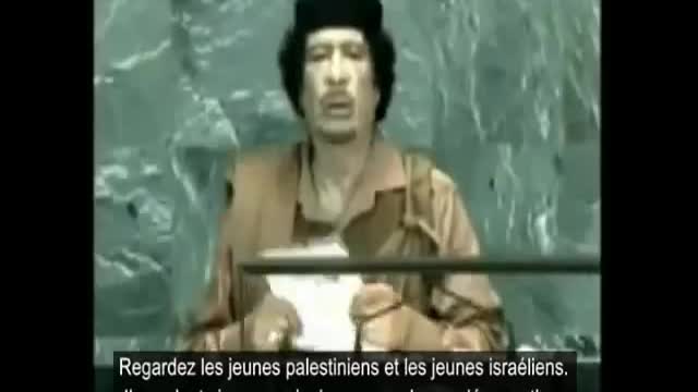 Discours de Kadhafi à l'ONU le 23_09_2009 (Stfr)