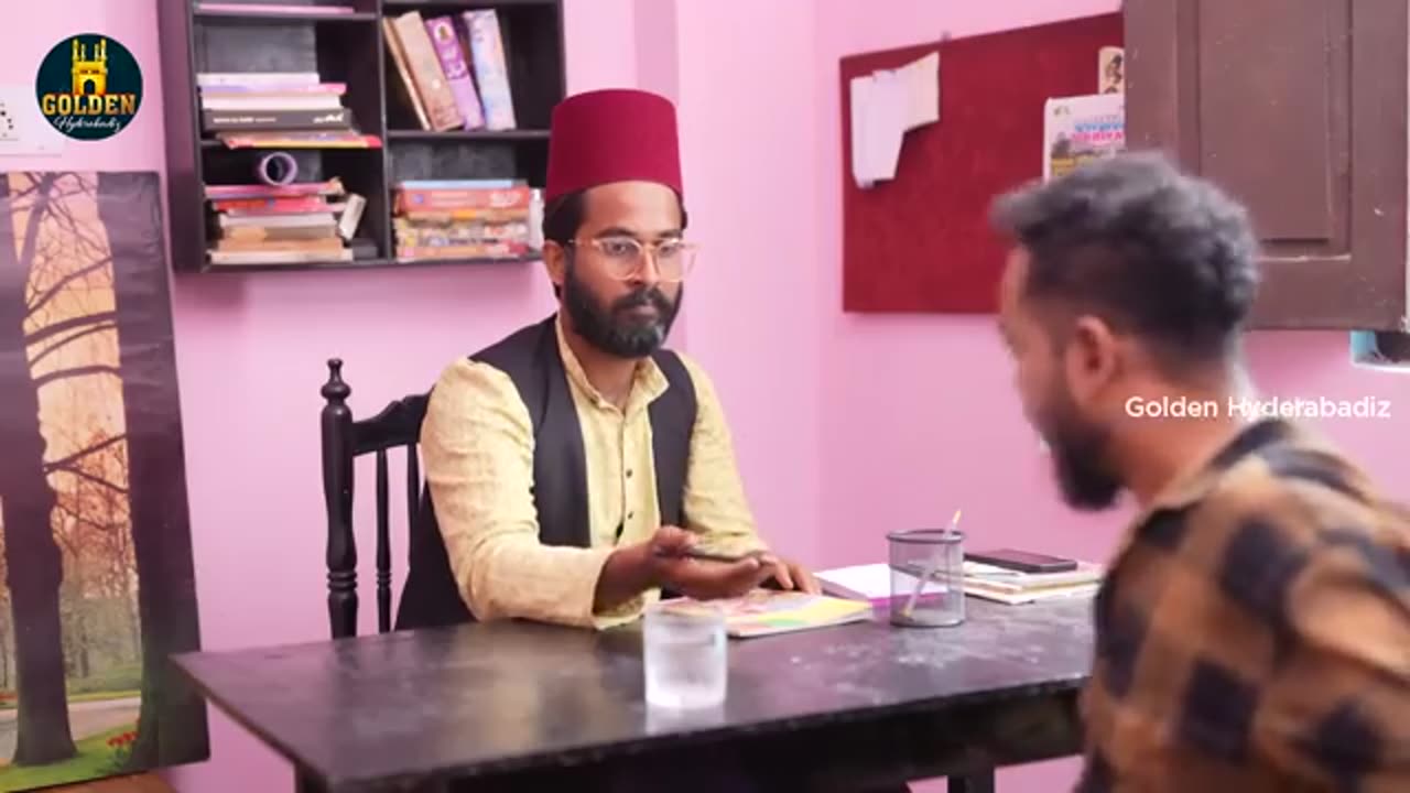 Laddu pasha vs खाली sahab । कॉमेडी video। marriage certificate। funny video। golden abrabadiz