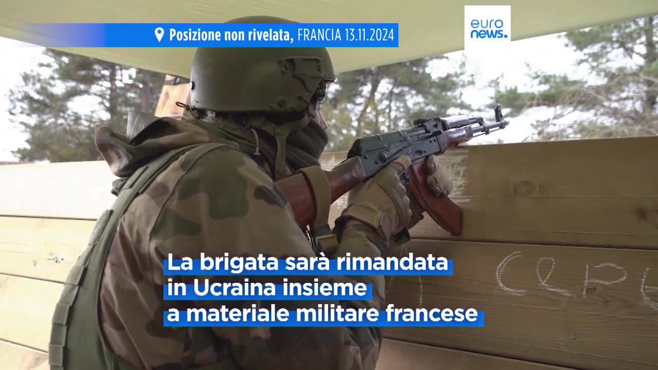 NOTIZIE DAL MONDO Guerra in Ucraina;l'addestramento dei soldati ucraini in Francia volge al termine.Sono pronti per andare a combattere al fronte i soldati ucraini addestrati negli ultimi mesi dall'esercito francese.