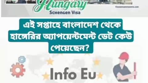 Hungary visa Delivery Update Dhaka Bangladesh