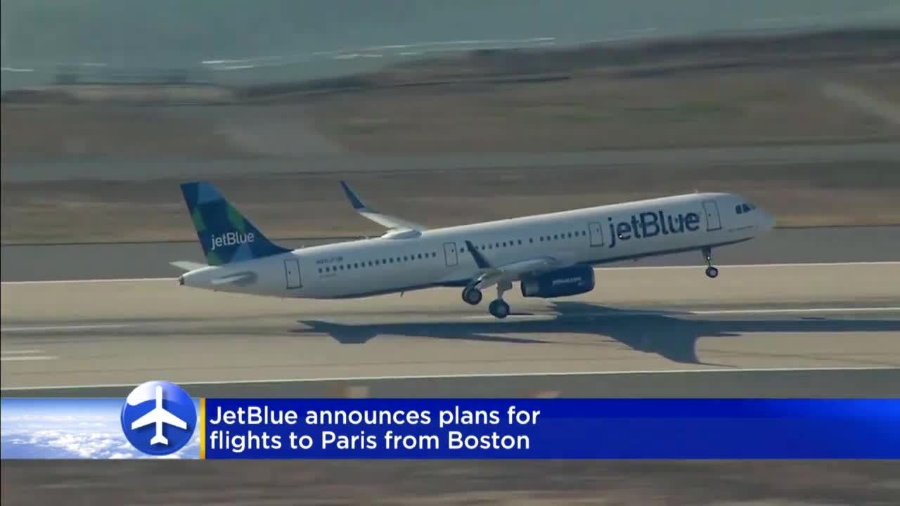 JetBlue planning to launch service between Boston and Paris