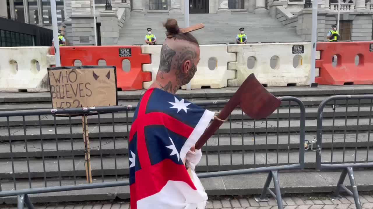 Warrior Wellington protest