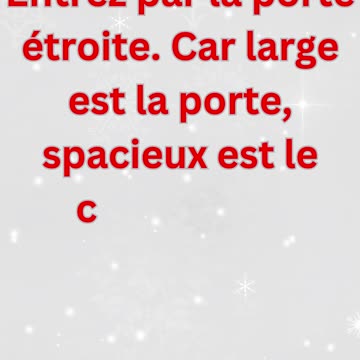 "Le Chemin Étroit et le Chemin Large". Matthieu 7:13.#shorts #shortsvideo #youtubeshorts #yt