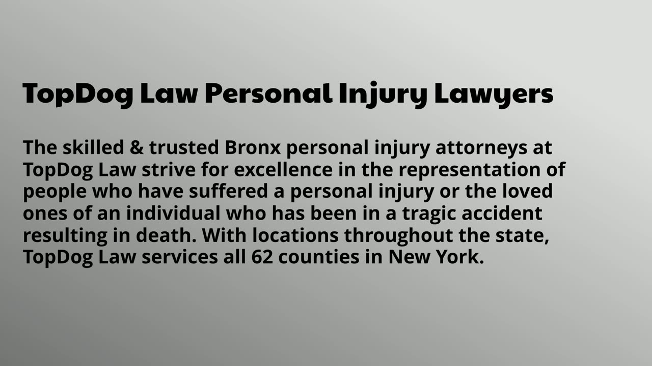 Bronx Personal Injury Lawyer