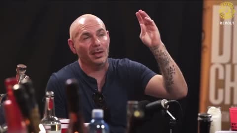 Pitbull dropping some wild conspiracy theories…🤡🤡🤡🤡