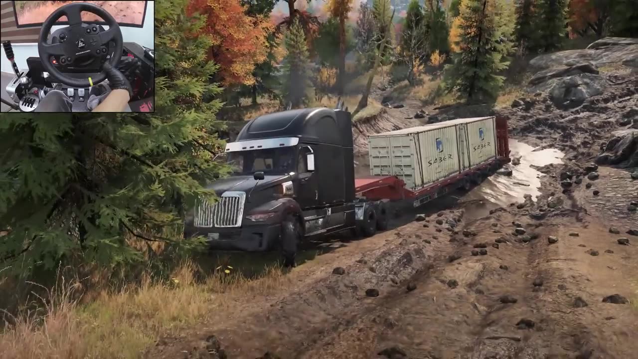 Container recovery - Western Star 57X - SnowRunner | Thrustmaster TX