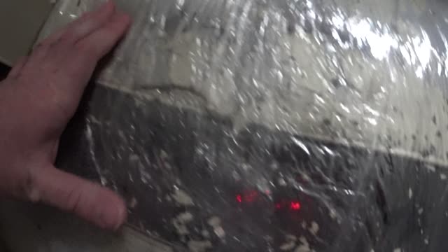 I COVERD UP MY CHAIR IN PLASTIC TO PROTECT IT