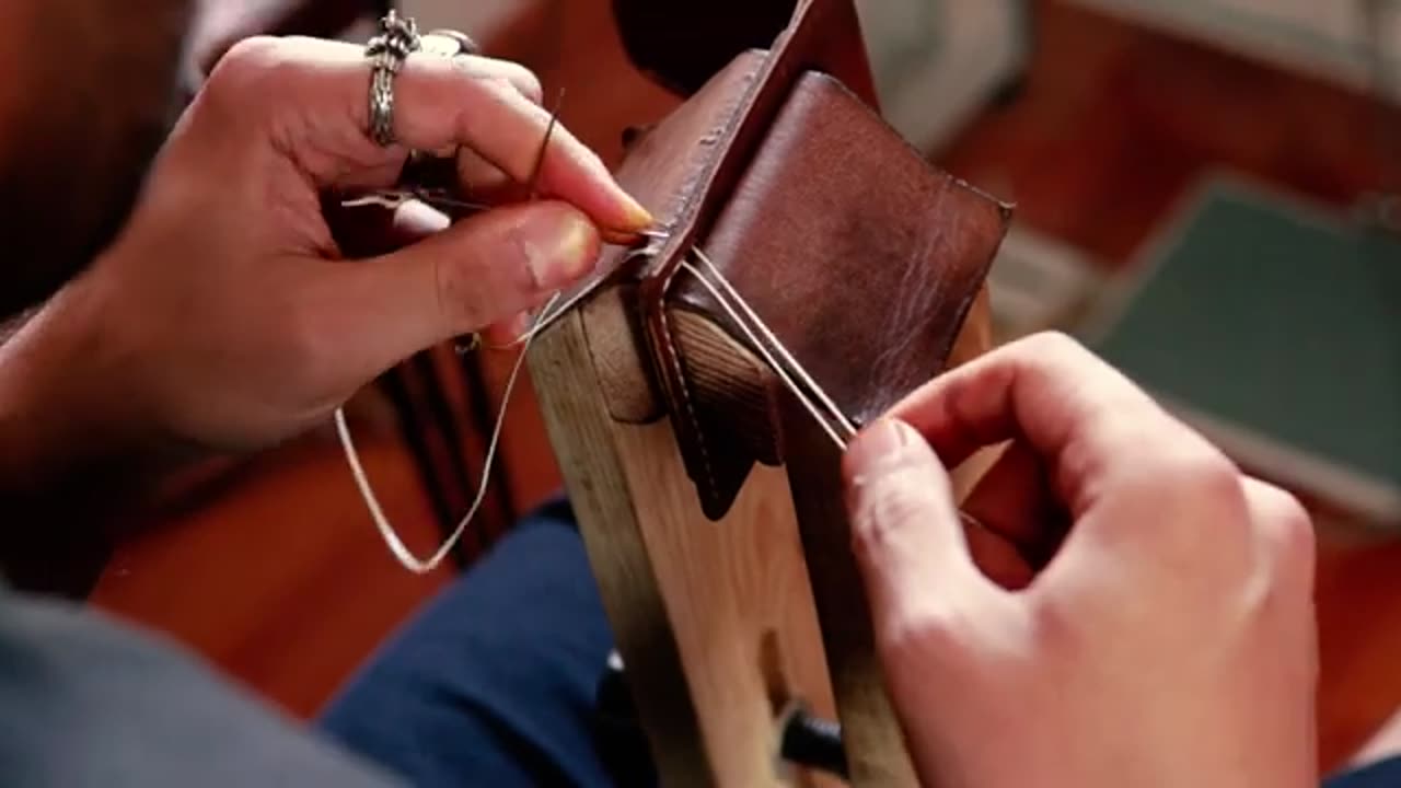 Handmade Brown Leather Wallet