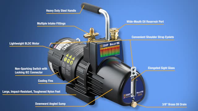 BULLET DC Vacuum Pump by YELLOW JACKET