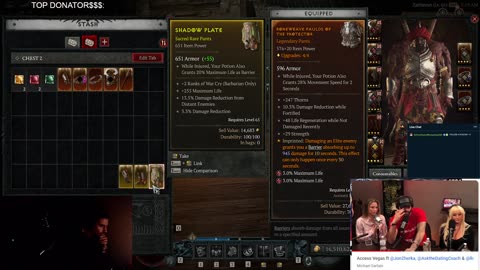 DIABLO 4 CHILL STREAM DAY#11!| FOOK KICK! FIGHTING THE DEVIL'S ARMY😈😇| LVL 65 Whirlwind BARB🌪|