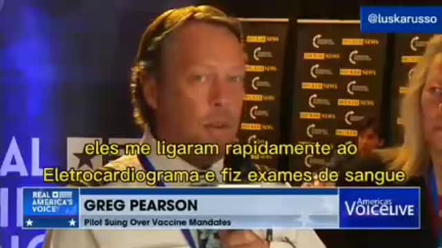 Piloto de avião relata os problemas que desenvolveu após receber a injeção contra a Cov1d