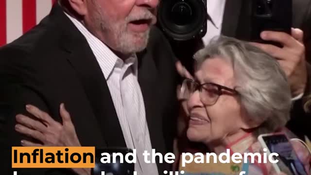 Brazilian President-elect Lula breaks down on stage | Al Jazeera Newsfeed