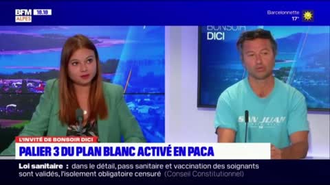 2021.08.05 - BFM ALPES PLAN BLANC DECLENCHE SANS PATIENTS COVID