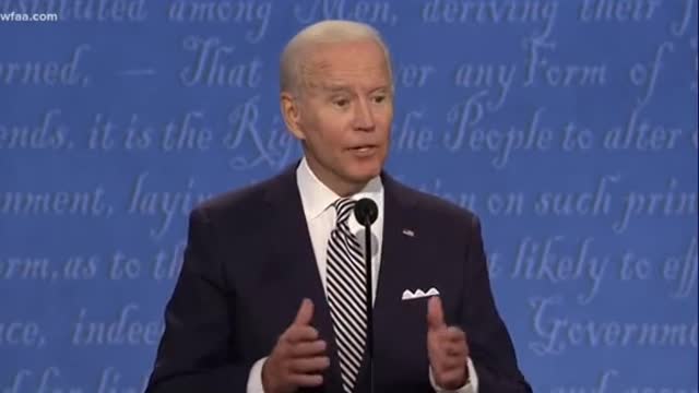 Biden Slams Back At Trump Called him a “Lier”