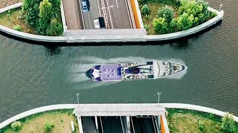 Boating on the bridge, driving under the bridge!