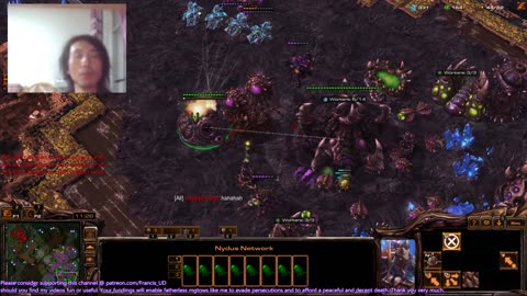 starcraft2 got mauled by a diamond terran on babylon with bunkers, still a bit shameful though..