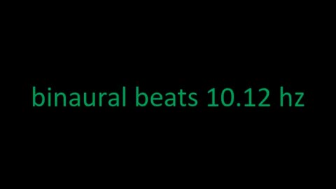 binaural beats 10 12 hz