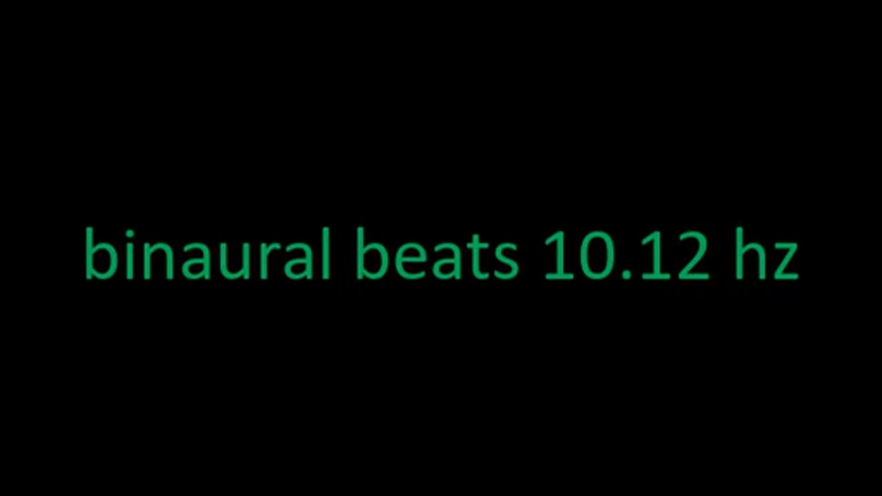 binaural beats 10 12 hz