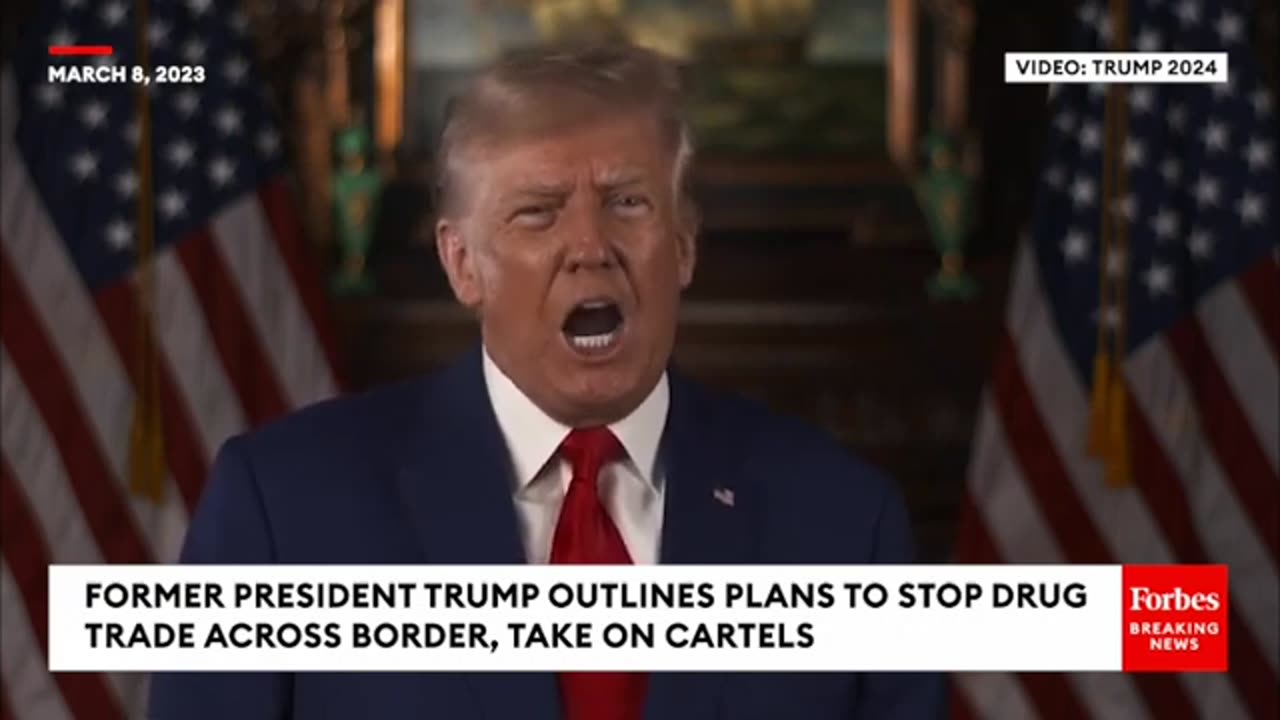 Trump Accuses Biden Of 'Deadly Betrayal Of Our Nation,' Details 'War' Plan Against Drug Cartels