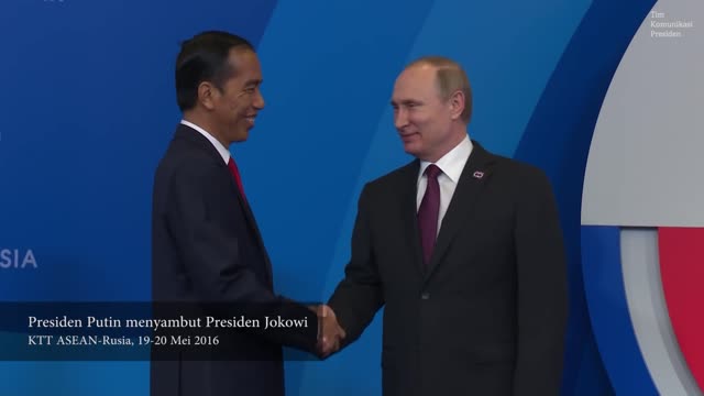 President Jokowi in Russia