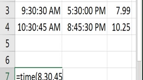 Calculate Working Hours in Excel