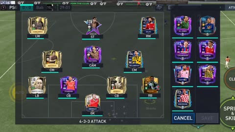 #MrPeli playing in #PSG #FIFAmobile