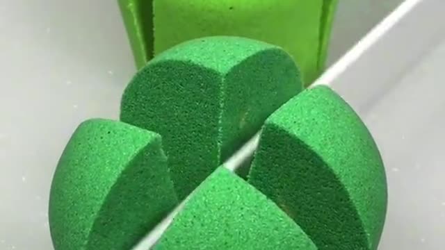 Kinetic sand ASMR Satisfying video