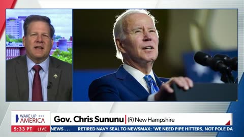 Governor Chris Sununu appears on Wake Up America.