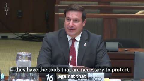 Dane Llyod calling out Liberal Minister Lier from Emergencies Act to Church Burning
