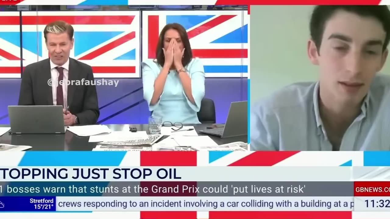 British News Anchors Can't Stop Laughing at Ludicrous Claim by Climate Cultist