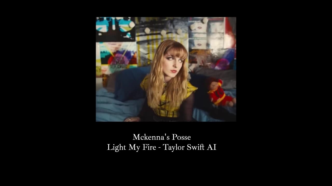 Mckenna Grace ~ Light My Fire sung by Taylor Swift AI.