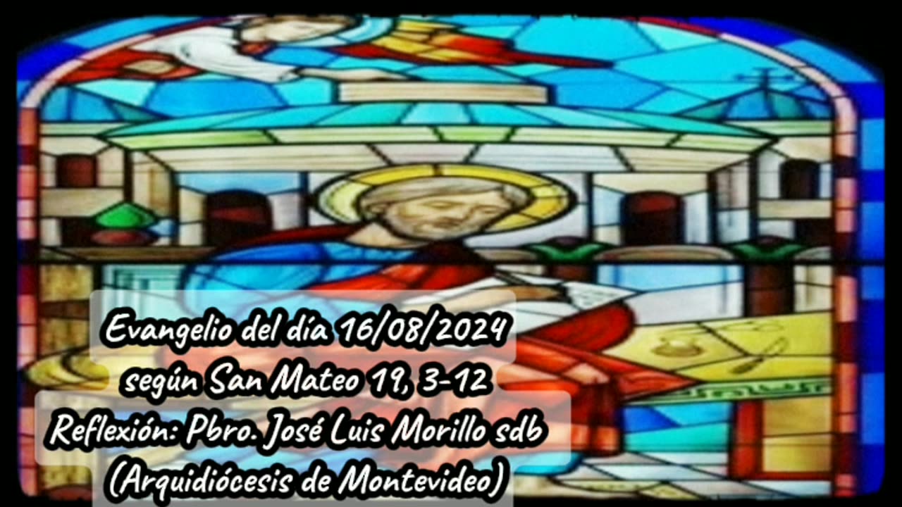 Evangelio del día 16/08/2024 según San Mateo 19, 3-12 - Pbro. José Luis Morillo sdb