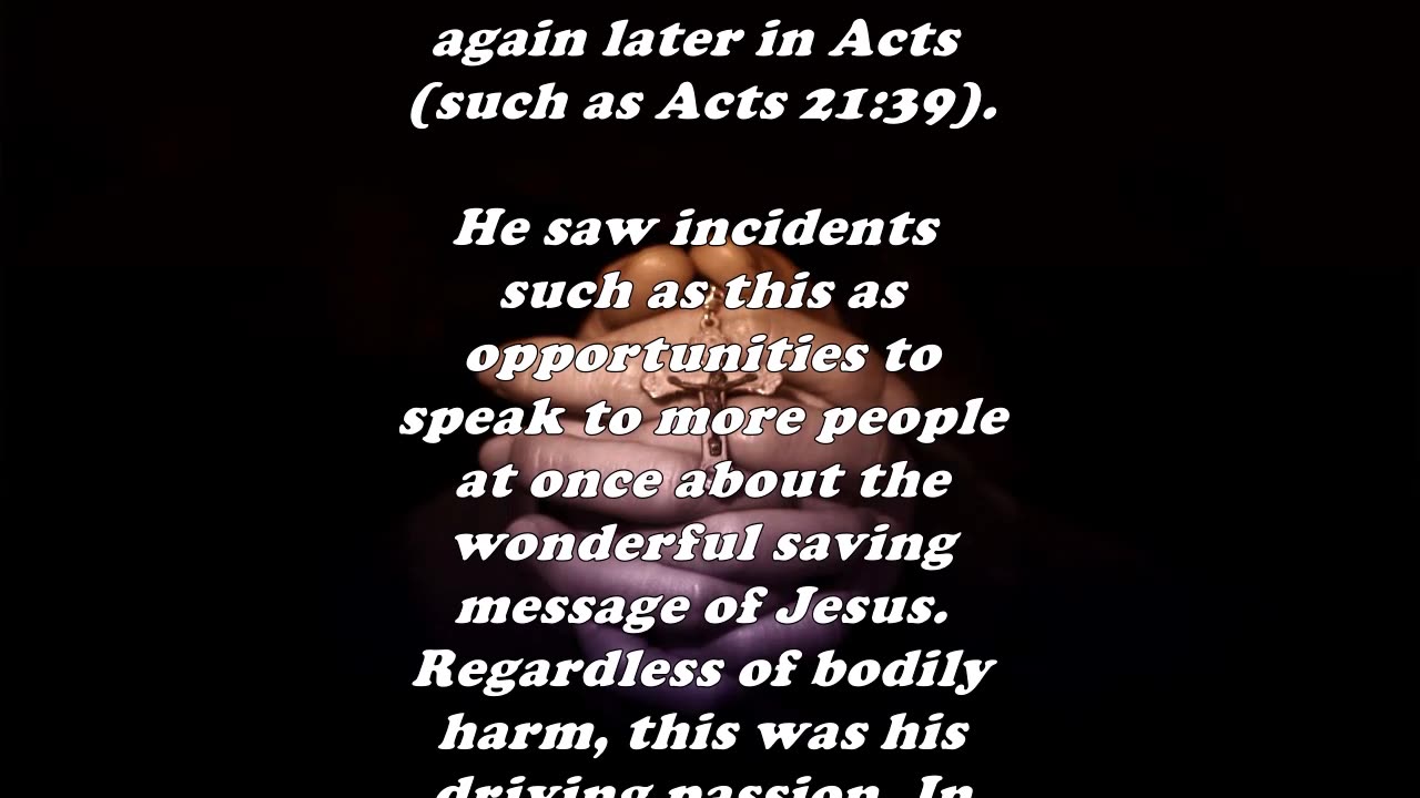 The Book of Acts 19:30 - Daily Bible Verse Commentary