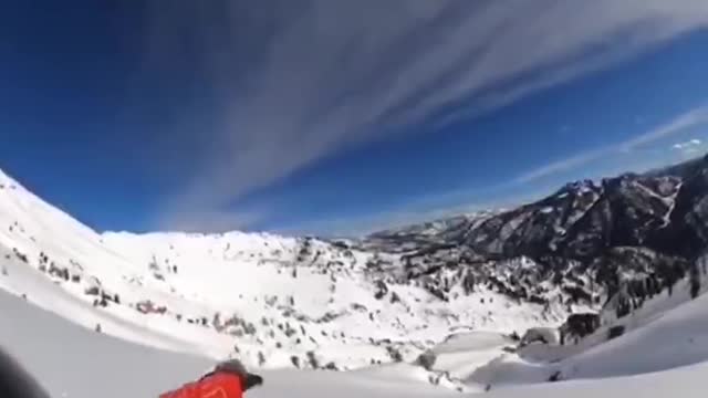 Skiing is all about excitement