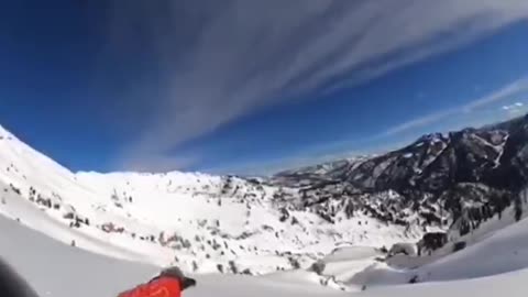 Skiing is all about excitement