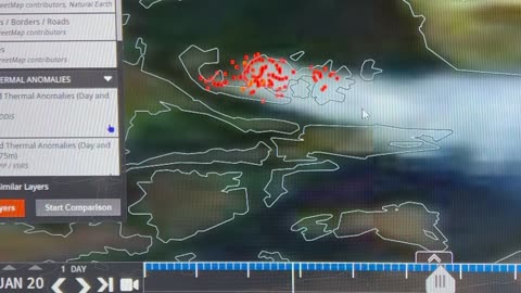 Falkland Islands Heat Anomalies