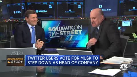 Jim Cramer weighs in on Elon Musk's Twitter poll trending
