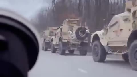 Massive Armored Convoy Heading for The East