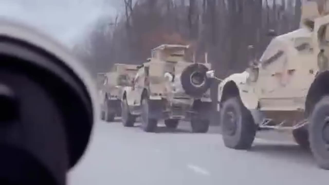 Massive Armored Convoy Heading for The East