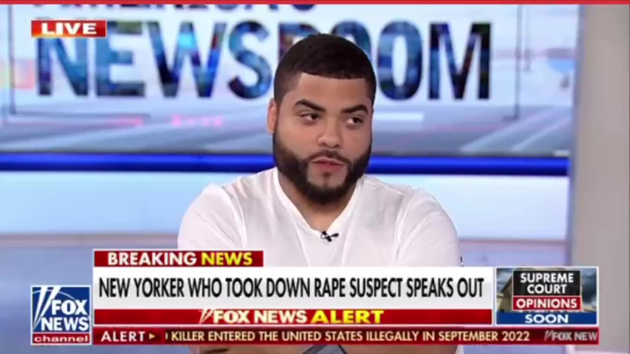 Heroic New Yorker on capturing rape suspect