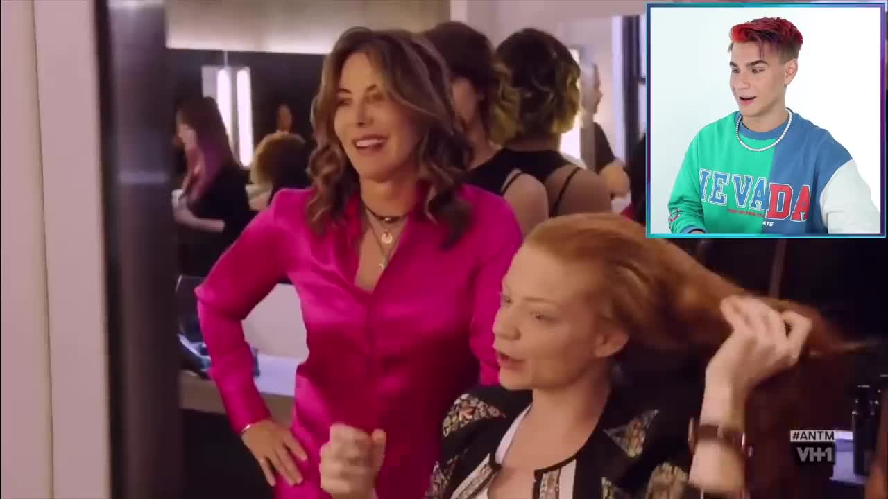 Brad Mondo Reacts To Americas Next Top Model Makeovers.
