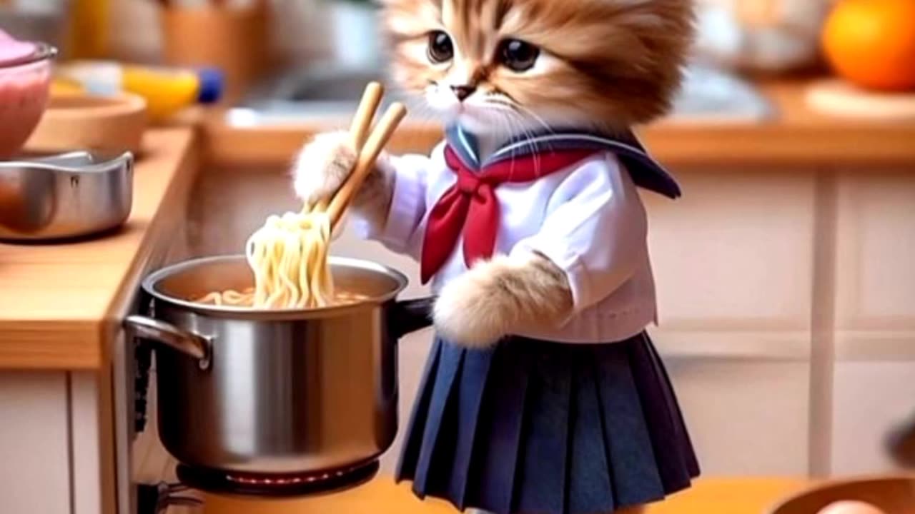 Cat noodles